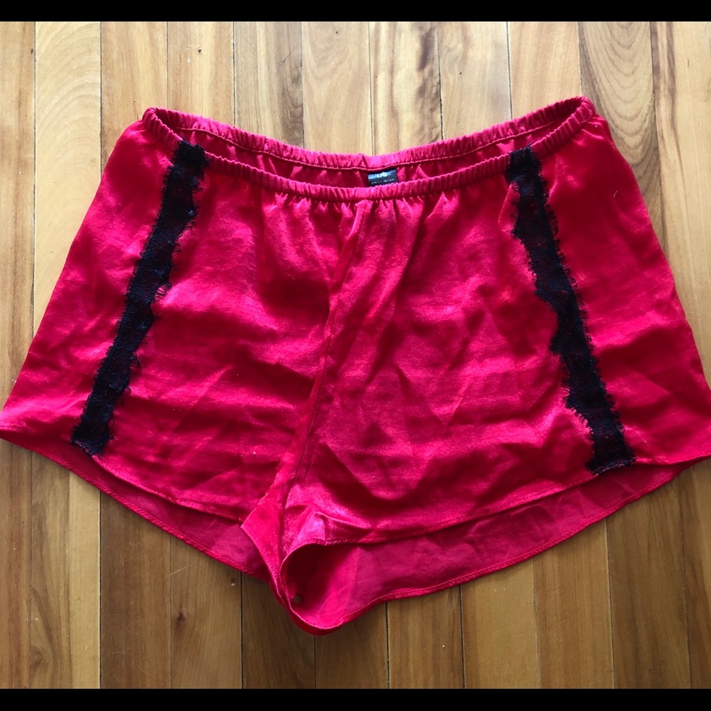 Faux Satin Shorts